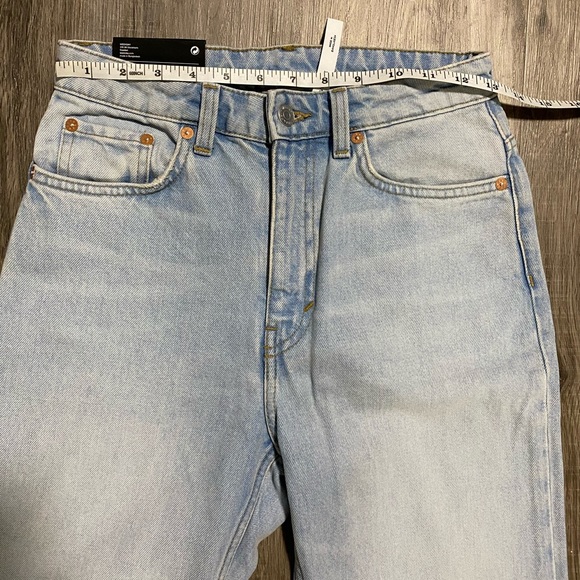 Weekday Voyage High Waist Comfort Straight Jeans - Picture 9 of 9